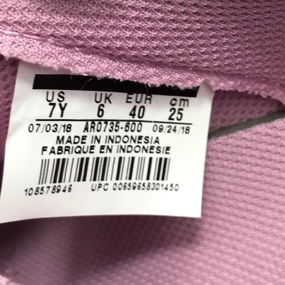 Nike Air Force 1 LV8 Style GS Arctic Pink W AUTHEN - Picture 7 of 8